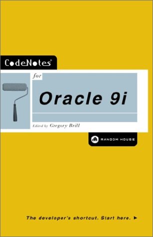Algopix Similar Product 12 - Codenotes for Oracle 9i