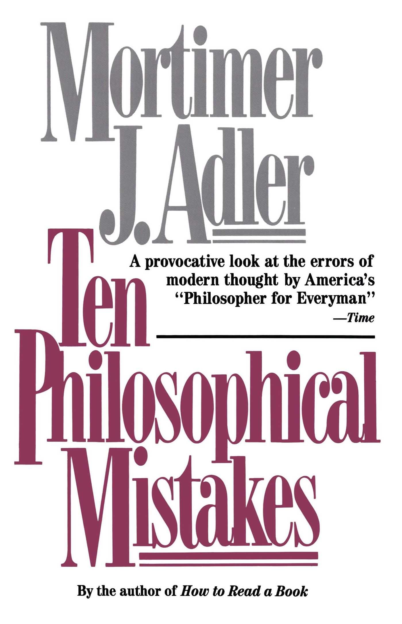 Algopix Similar Product 11 - Ten Philosophical Mistakes