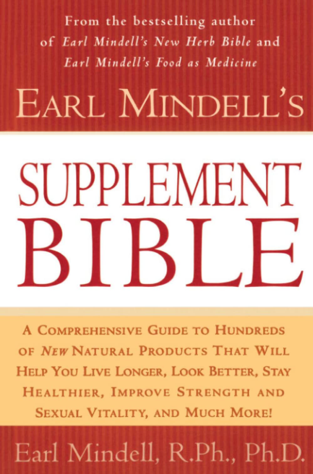 Algopix Similar Product 20 - Earl Mindell's Supplement Bible