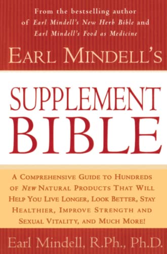 Algopix Similar Product 11 - Earl Mindell's Supplement Bible