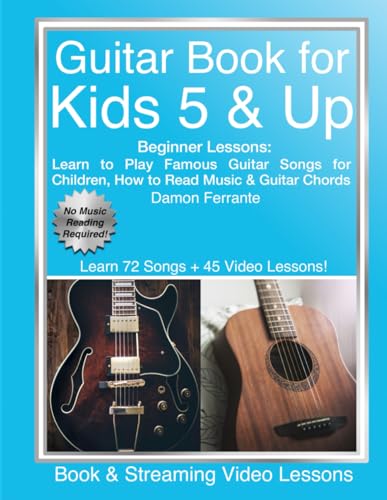Algopix Similar Product 5 - Guitar Book for Kids 5  Up  Beginner