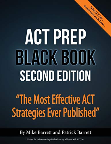 Algopix Similar Product 11 - ACT Prep Black Book The Most Effective