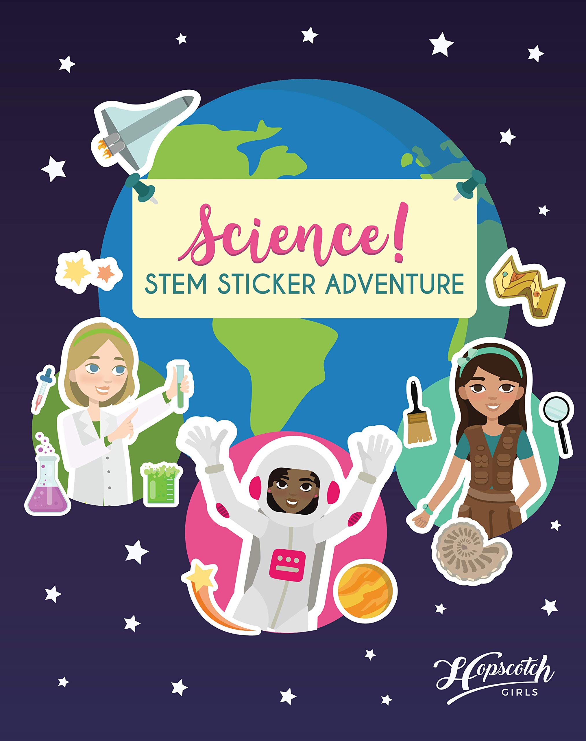 Algopix Similar Product 5 - Hopscotch Girls Science STEM Sticker
