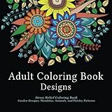 Algopix Similar Product 3 - Adult Coloring Book Designs Stress