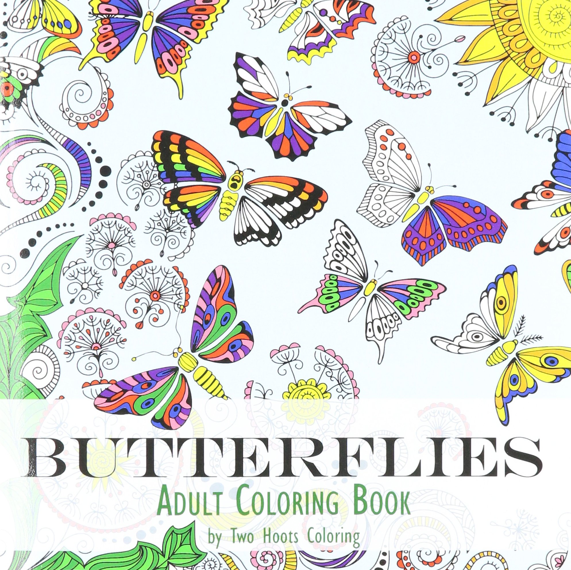 Algopix Similar Product 7 - Adult Coloring Book: Butterflies