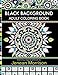 Algopix Similar Product 8 - Black Background Adult Coloring Book