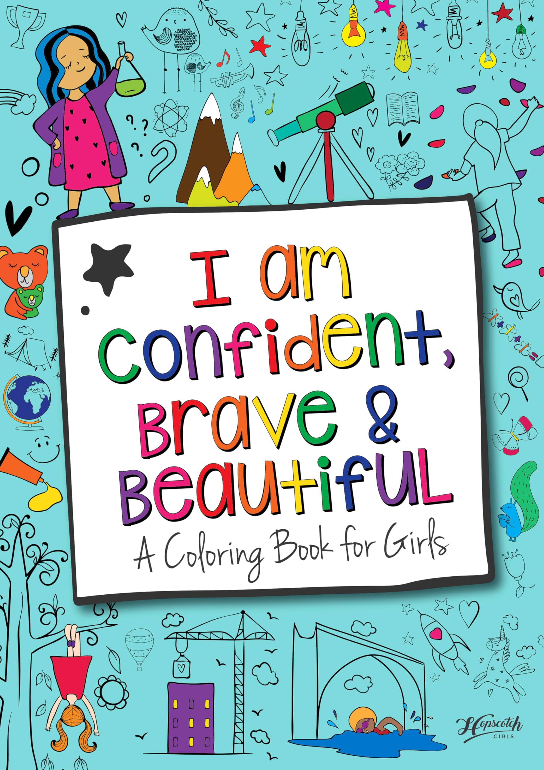 Algopix Similar Product 19 - Hopscotch Girls I Am Confident Brave 