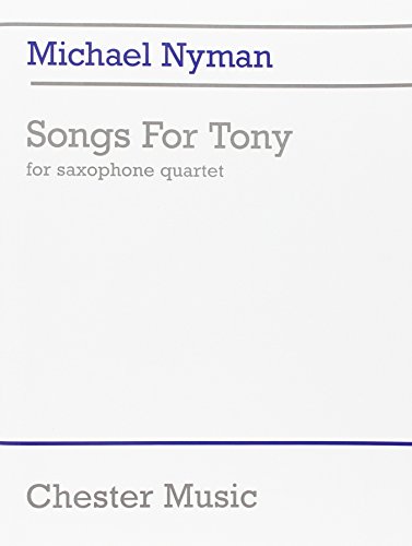 Algopix Similar Product 13 - Songs for Tony: Saxophone Quartet