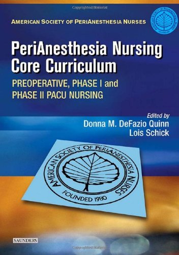 Algopix Similar Product 20 - PeriAnesthesia Nursing Core Curriculum