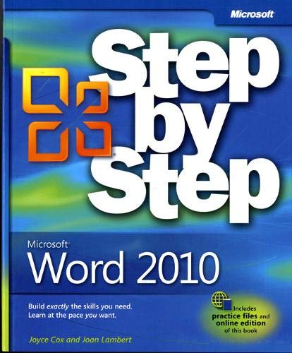 Algopix Similar Product 3 - Microsoft Word 2010 (Step by Step)