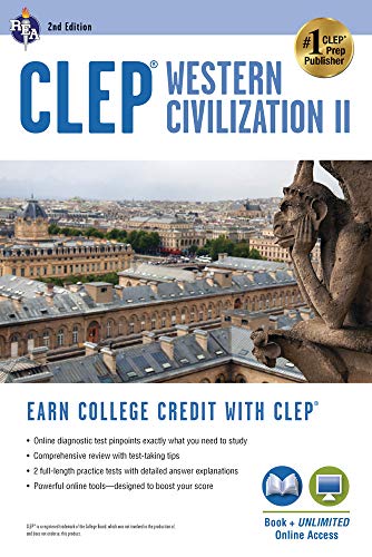 Algopix Similar Product 16 - CLEP Western Civilization II Book 
