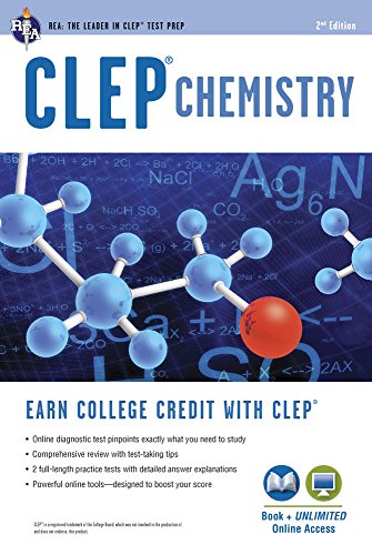 Algopix Similar Product 1 - CLEP Chemistry Book  Online CLEP