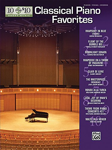Algopix Similar Product 19 - 10 for 10 Sheet Music Classical Piano
