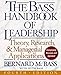 Algopix Similar Product 12 - The Bass Handbook of Leadership