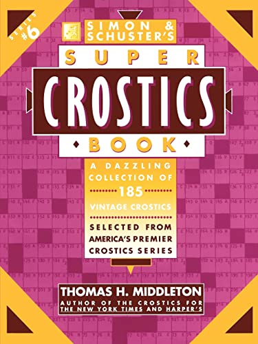 Algopix Similar Product 2 - Simon & Schuster Super Crostics Book #6