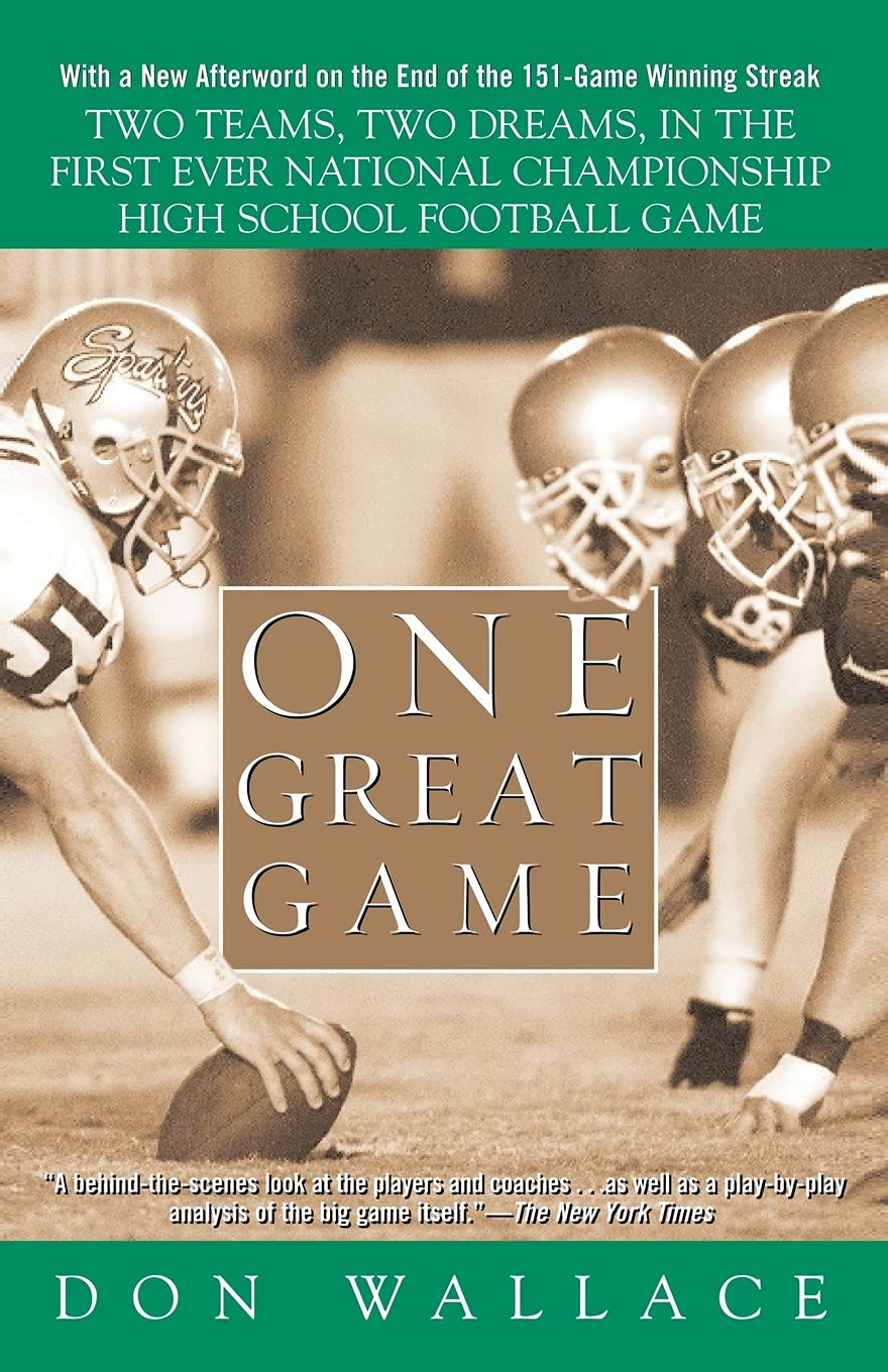 Algopix Similar Product 2 - One Great Game Two Teams Two Dreams