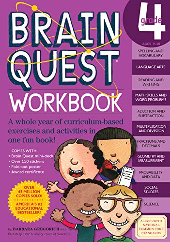Algopix Similar Product 15 - Brain Quest Workbook: Grade 4