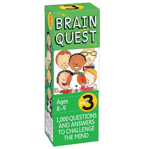 Algopix Similar Product 4 - Brain Quest 3rd Grade QA Cards 1000