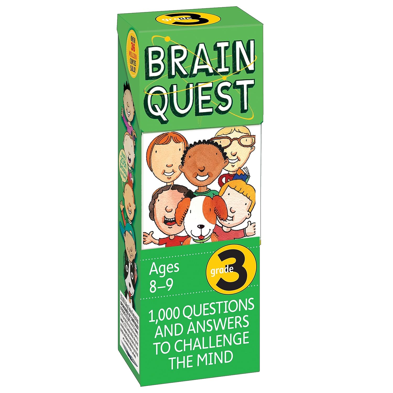 Algopix Similar Product 2 - Brain Quest 3rd Grade QA Cards 1000