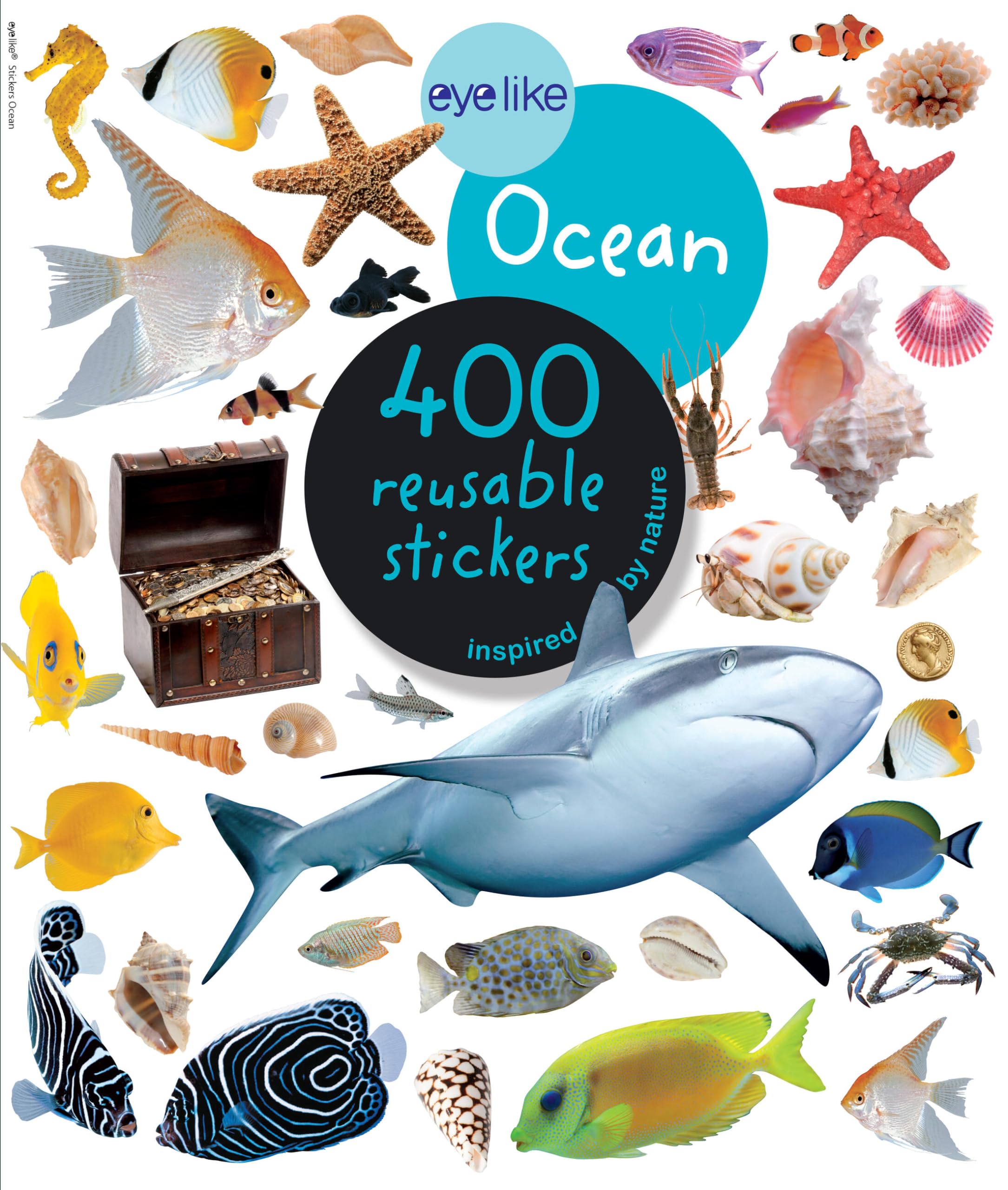Algopix Similar Product 7 - Eyelike Stickers: Ocean