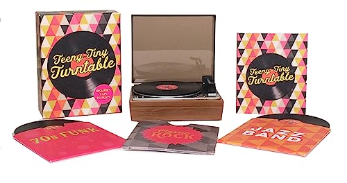 Algopix Similar Product 1 - TeenyTiny Turntable Includes 3