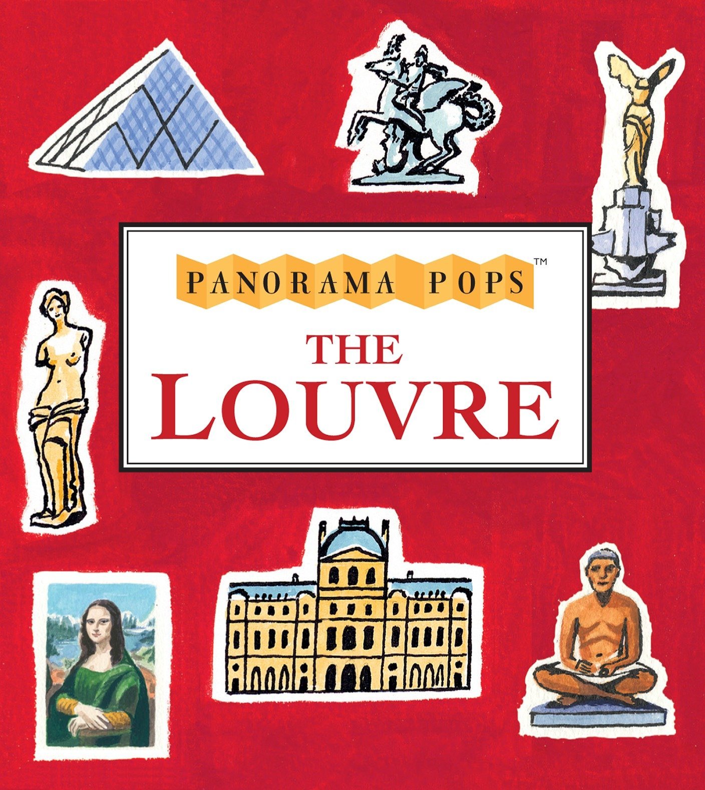 Algopix Similar Product 15 - The Louvre A 3D Expanding Pocket Guide