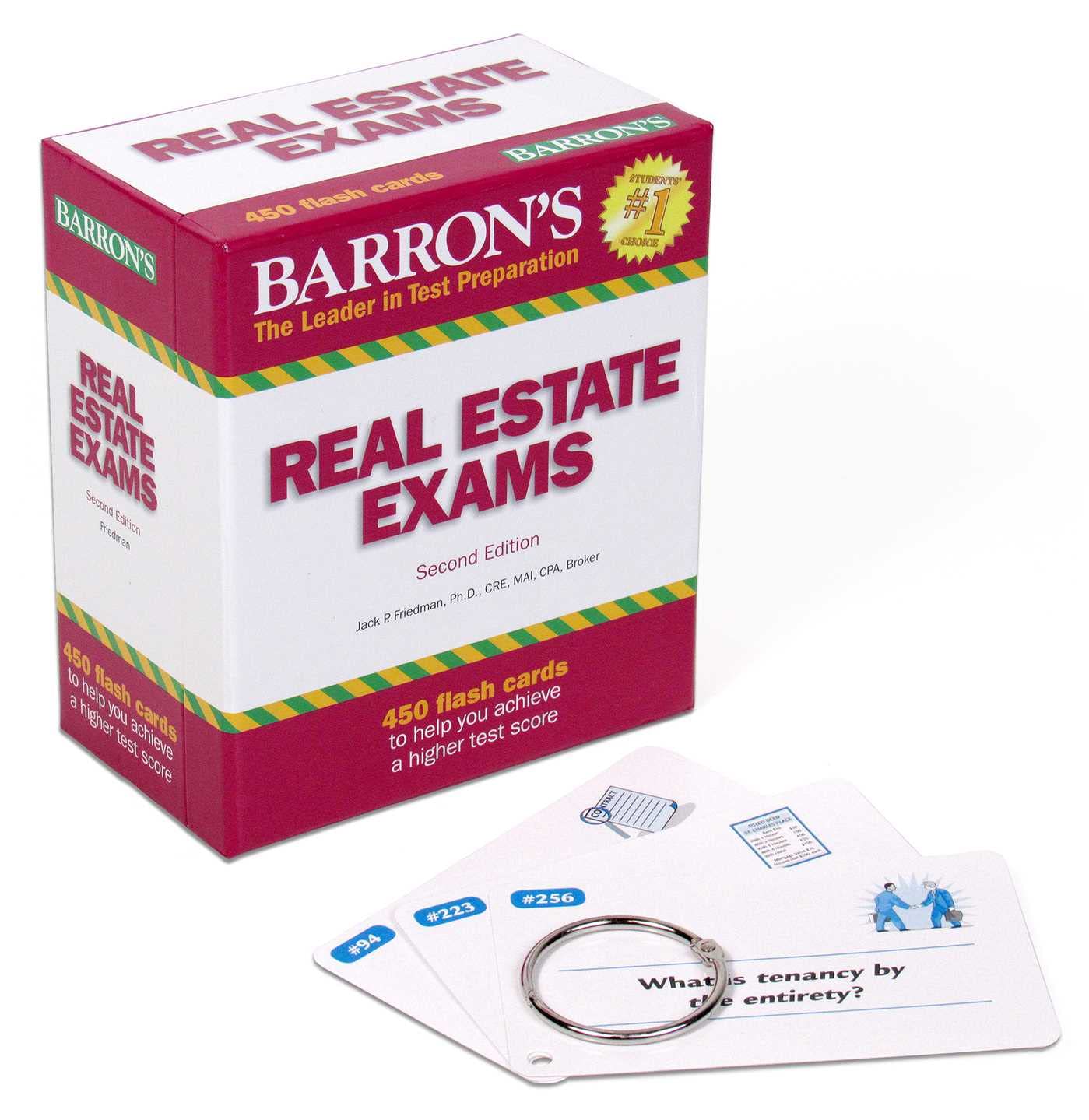Algopix Similar Product 15 - Real Estate Exam Flash Cards Barrons