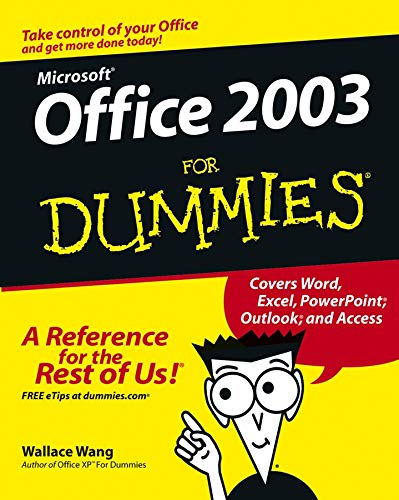 Algopix Similar Product 8 - Microsoft Office 2003 For Dummies