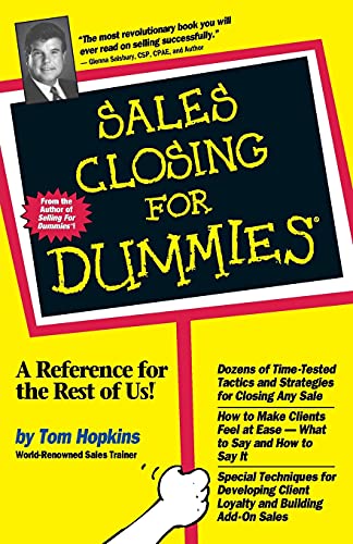 Algopix Similar Product 10 - Sales Closing For Dummies