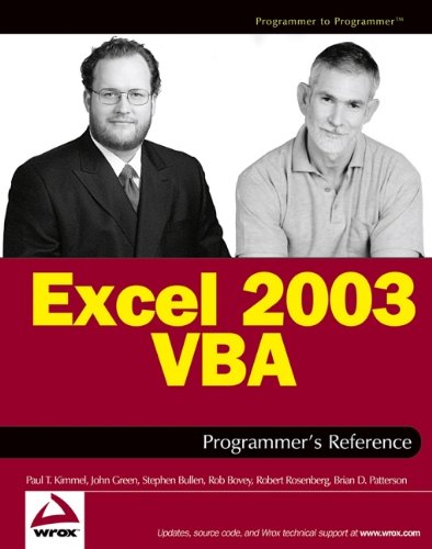 Algopix Similar Product 3 - Excel 2003 VBA Programmer's Reference