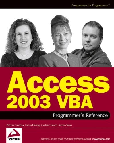 Algopix Similar Product 14 - Access 2003 VBA Programmer's Reference