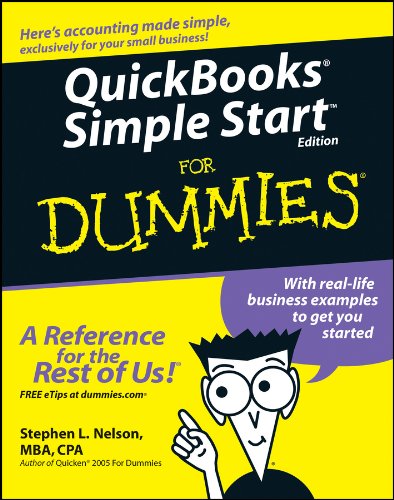 Algopix Similar Product 10 - QuickBooks Simple Start for Dummies