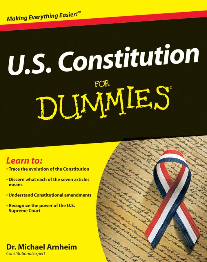 Algopix Similar Product 19 - U.S. Constitution For Dummies