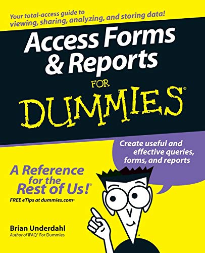 Algopix Similar Product 12 - Access Forms and Reports For Dummies