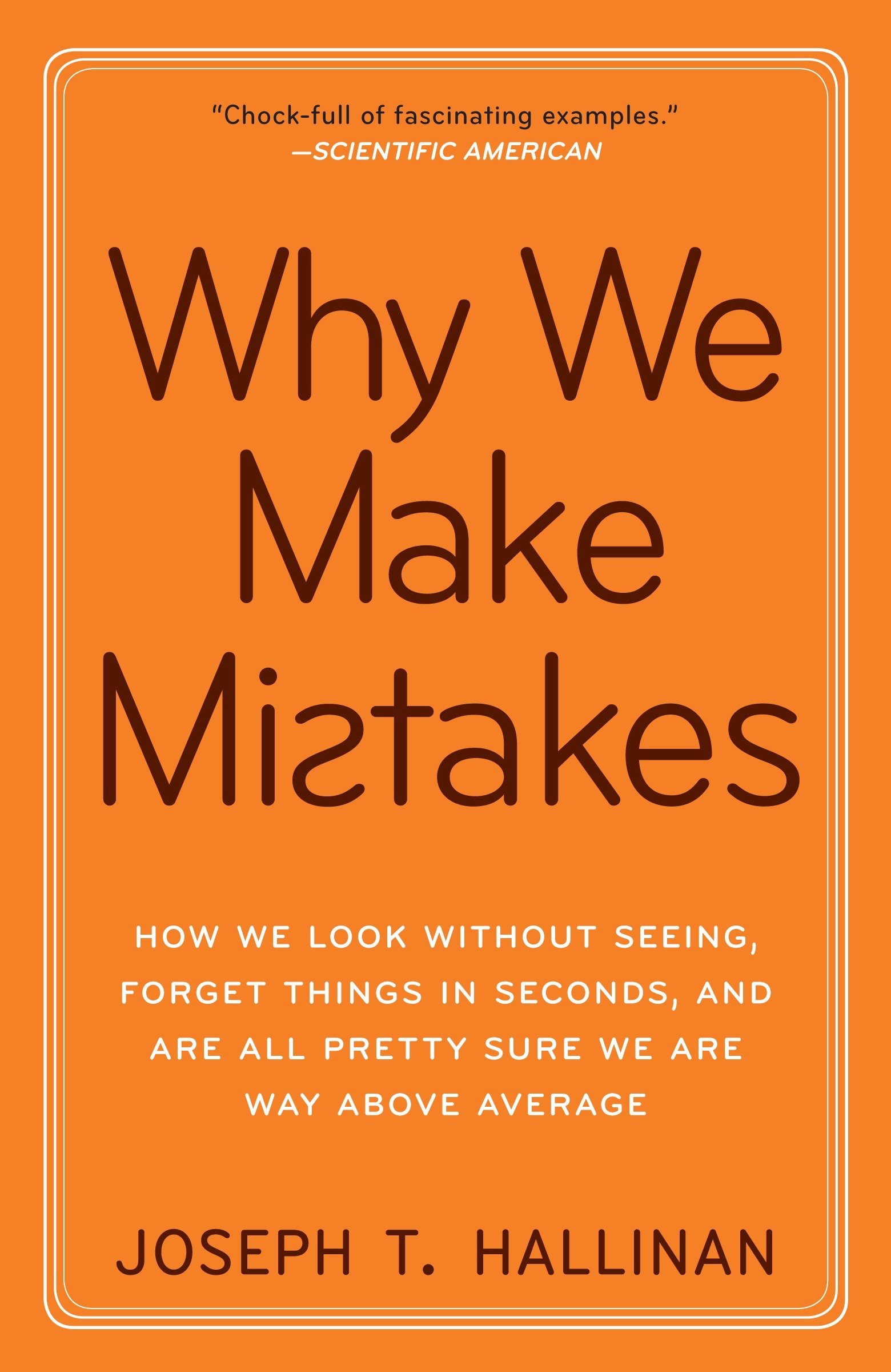 Algopix Similar Product 10 - Why We Make Mistakes How We Look