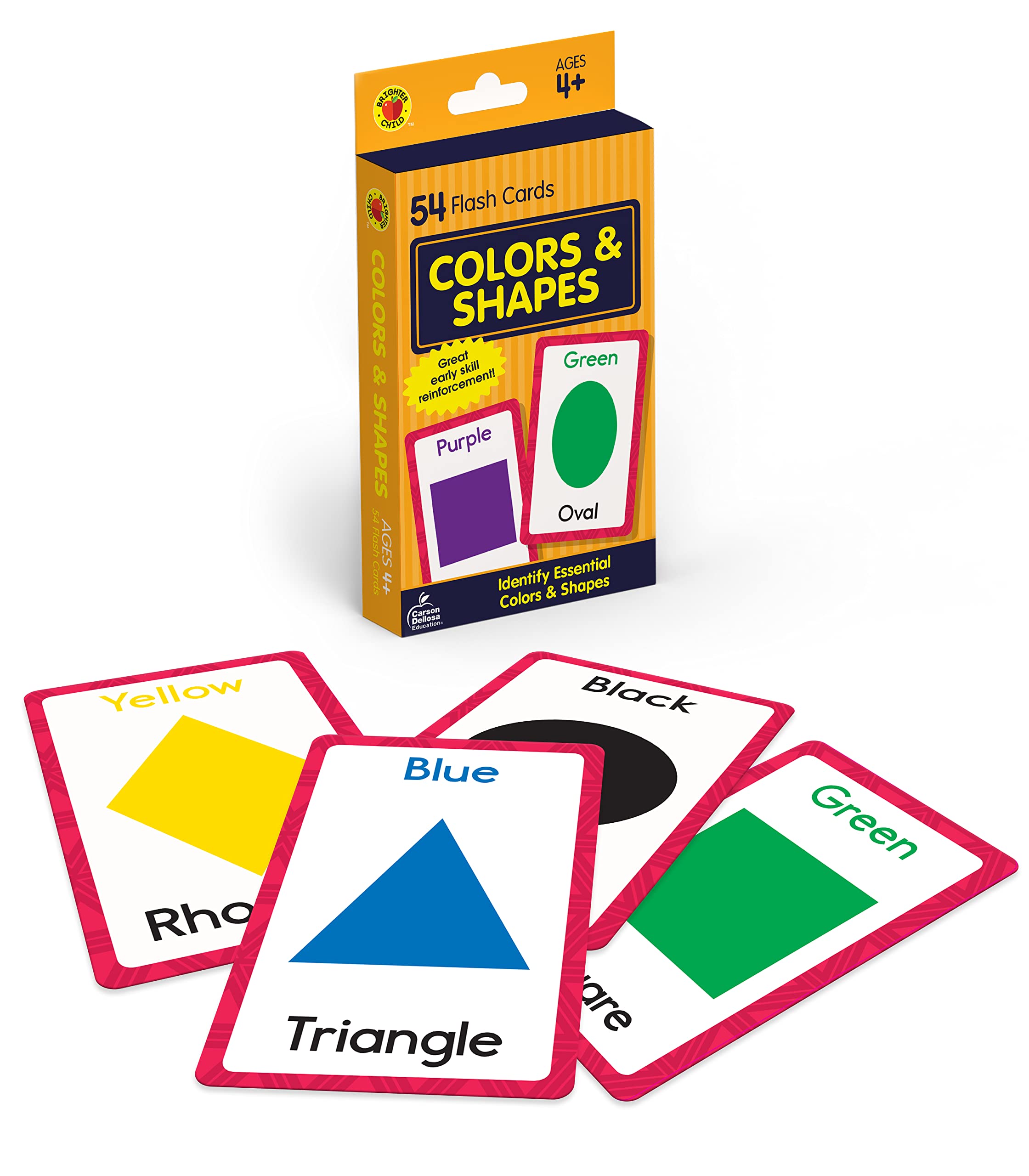 Algopix Similar Product 9 - Carson Dellosa 54 Colors and Shapes