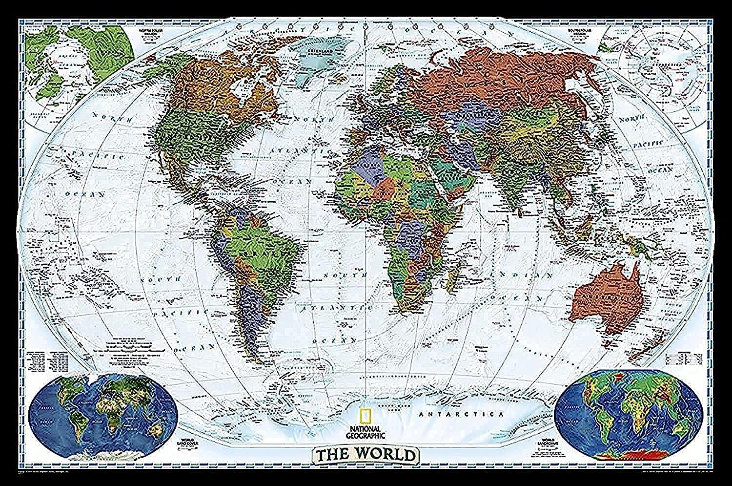 Algopix Similar Product 18 - National Geographic World Wall Map 