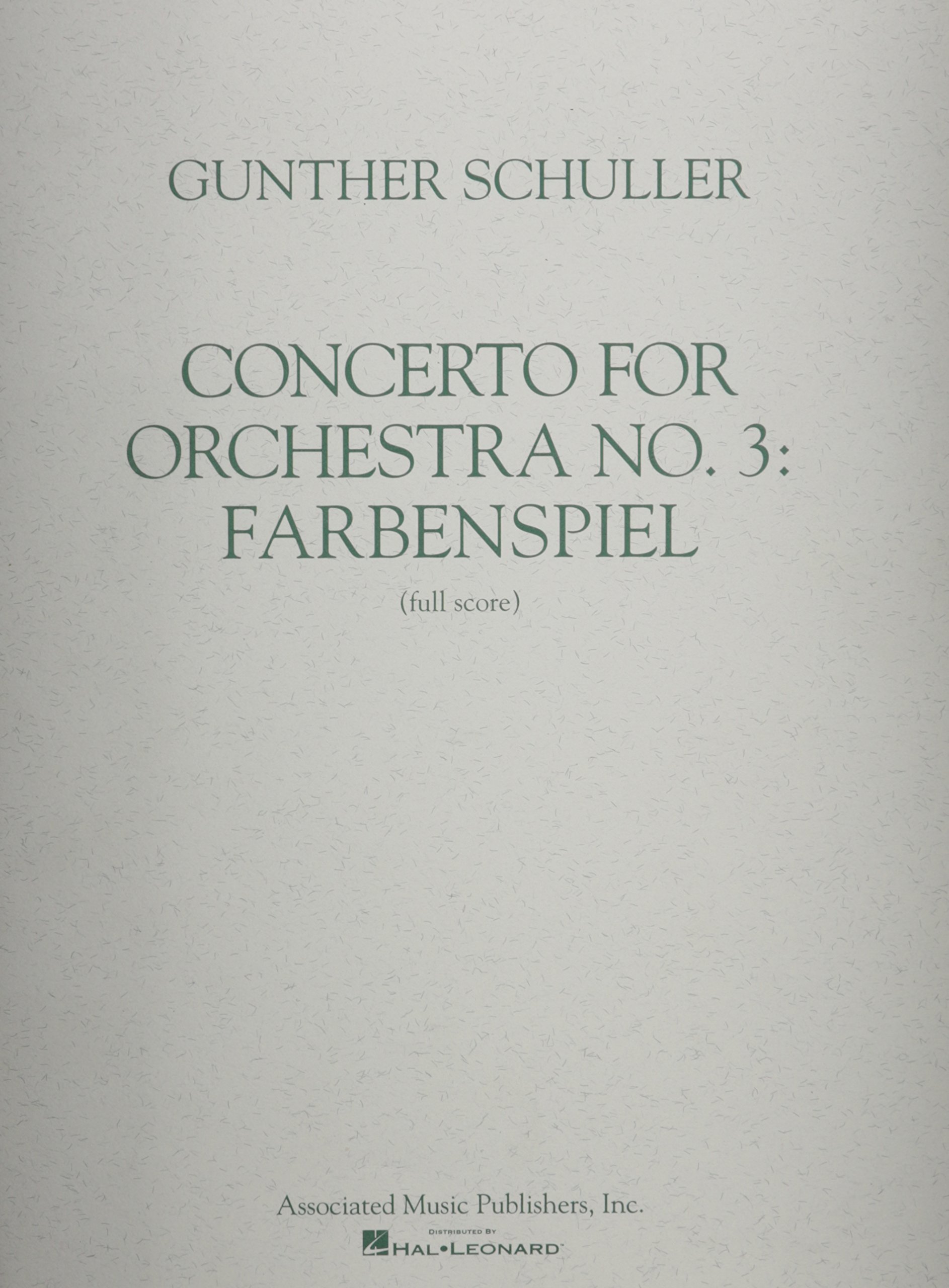 Algopix Similar Product 14 - Concerto No 3 for Orchestra