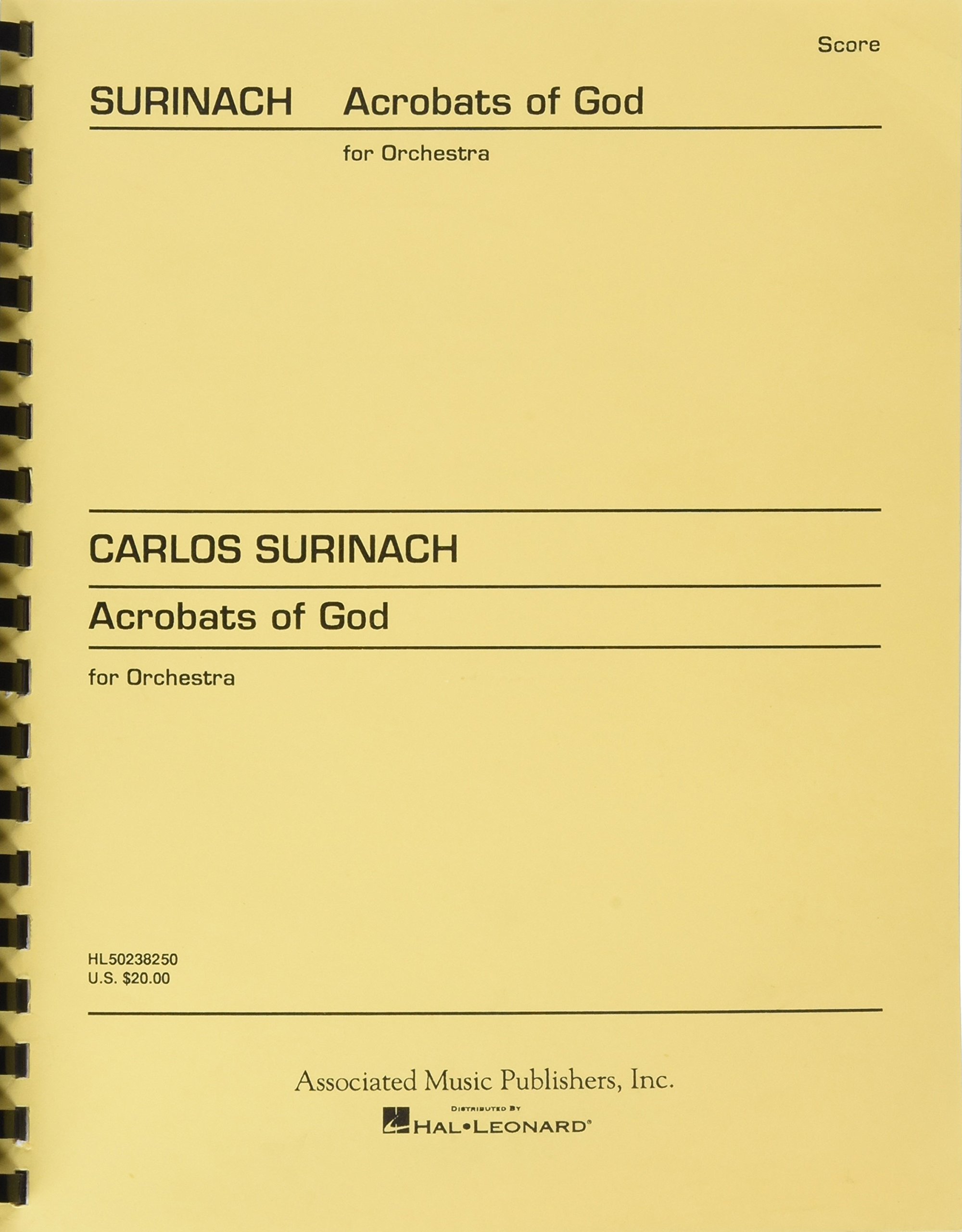 Algopix Similar Product 7 - Acrobats of God (Ballet): Full Score