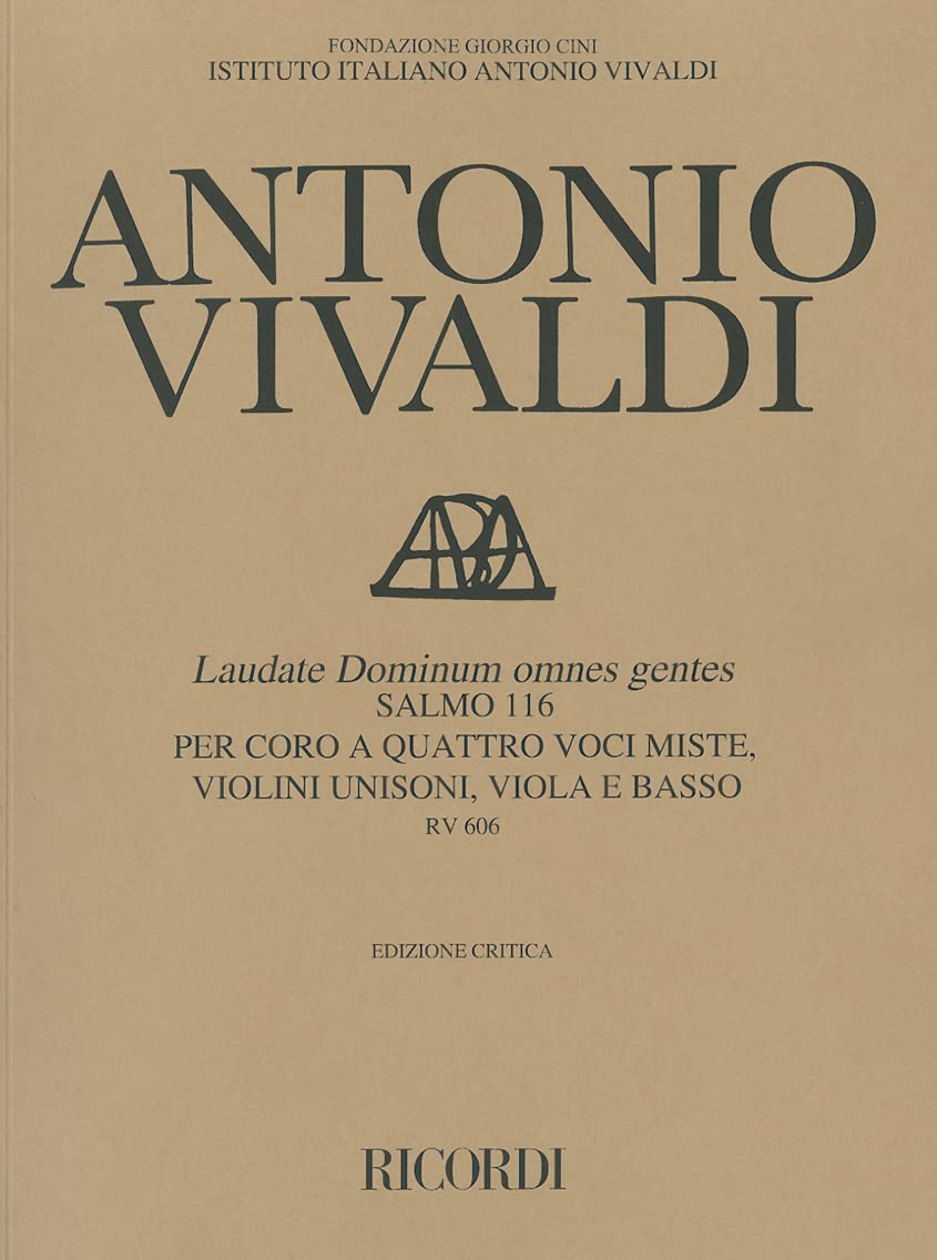 Algopix Similar Product 19 - Laudate Dominum omnes gentes RV606