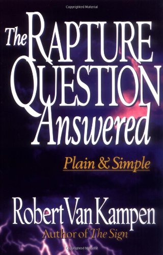 Algopix Similar Product 2 - The Rapture Question Answered Plain
