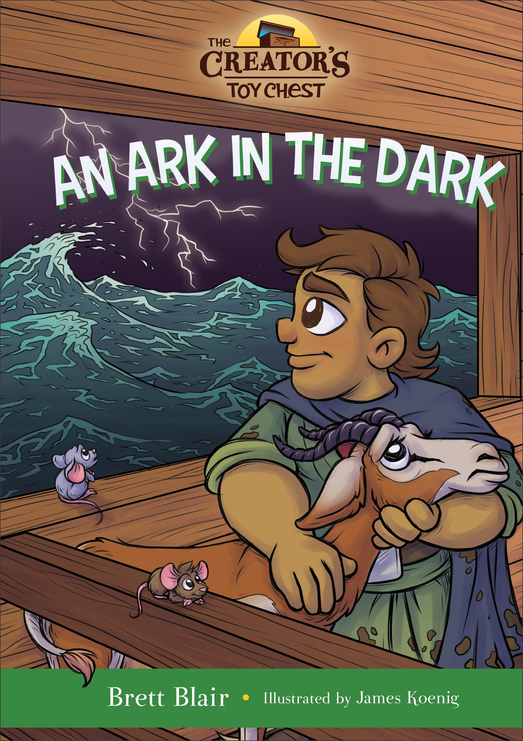 Algopix Similar Product 6 - An Ark in the Dark Noahs Story The
