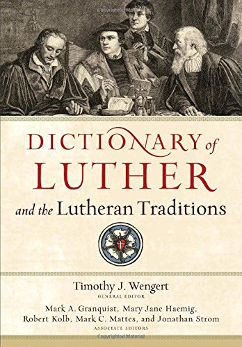 Algopix Similar Product 5 - Dictionary of Luther and the Lutheran