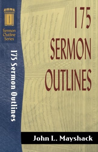 Algopix Similar Product 11 - 175 Sermon Outlines Sermon Outline