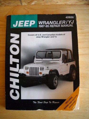 Algopix Similar Product 14 - Chiltons Jeep WranglerYj 198795