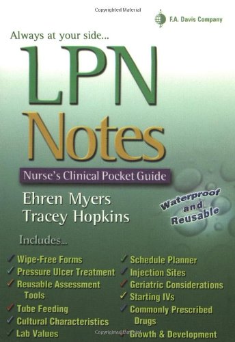Algopix Similar Product 14 - LPN Notes: Nurse's Clinical Pocket Guide