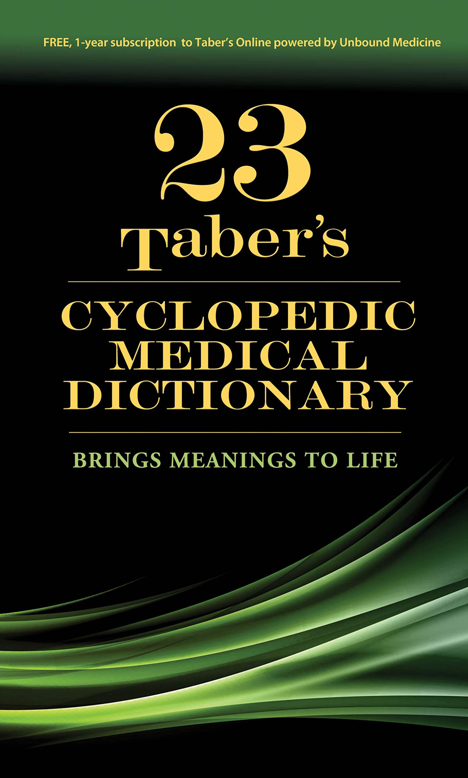 Algopix Similar Product 8 - Taber's Cyclopedic Medical Dictionary