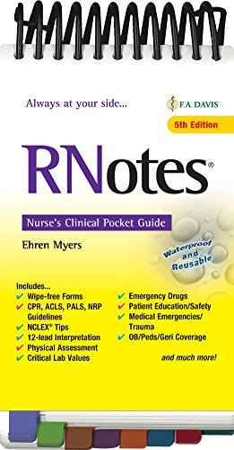 Algopix Similar Product 3 - RNotes®: Nurse's Clinical Pocket Guide