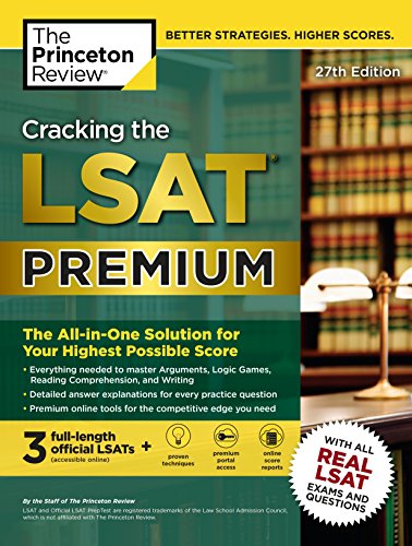 Algopix Similar Product 5 - Cracking the LSAT Premium with 3 Real