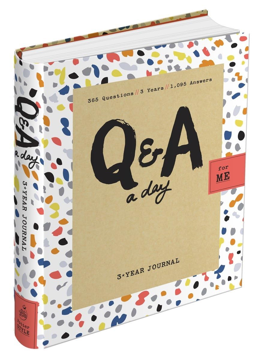 Algopix Similar Product 5 - QA a Day for Me A 3Year Journal for